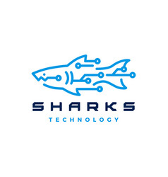 Shark Tech Technology Logo Icon