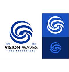 Eye Vision Weves Logo Design Symbol Icon