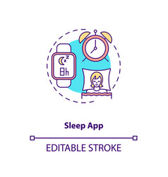 Sleep App Concept Icon