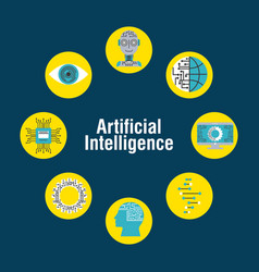 Artificial intelligence technology innovation Vector Image