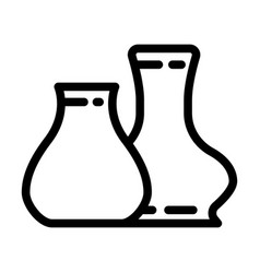 Vase Living Room Line Icon