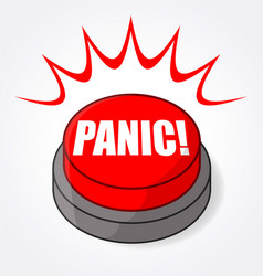 Big Red Panic Button Flashing