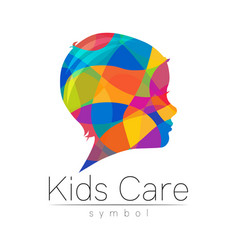 Children Color Logo Symbol Grow Up