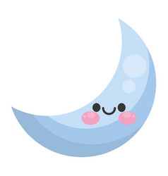 Crescent Moon Kawaii Sky