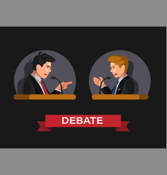 Debate In Presidential Election Or Business