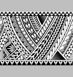 Polynesian Style Armband Tattoo