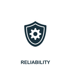 Reliability Icon Monochrome Simple Customer