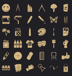 Varnish Icons Set Simple Style