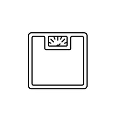 Weight Line Art Icon Design Template