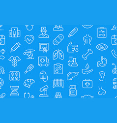 Seamless Pattern With Medicine Icons