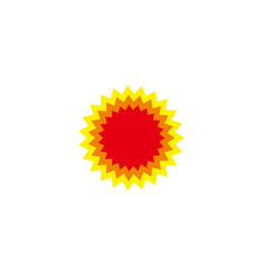 Sun Paper Geometric Symbol Simple Logo