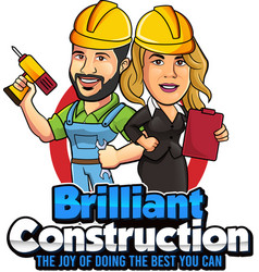 Construction Men Women Mascot Cartoon Character