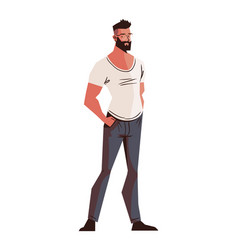 Beard Man With Glasses