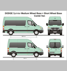 Dodge Sprinter Mwb And Swb Combi Van