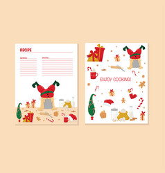 Recipe Card With Christmas - Sweets