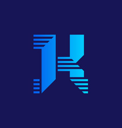 K Letter Tech Logo