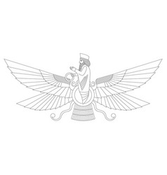 Ancient Sumerian Symbol Faravahar