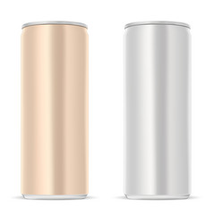 Slim Aluminum Can Juice Drink Tin Mockup Isolated