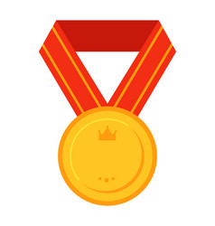 Gold Medal - Modern Flat Design Style Single