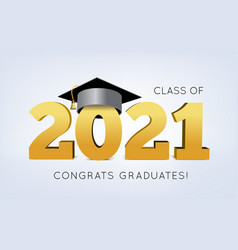 Graduation class congrats grad congratulations Vector Image