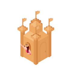 Isometric Cardboard Castle