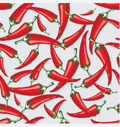 Red Hot Pepper Seamless Texture Pattern