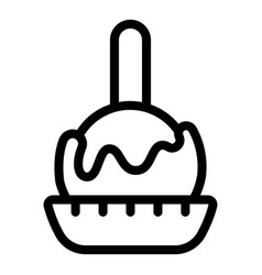 Cup Cake Pop Icon Outline Candy Sugar