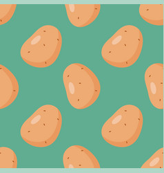 Seamless Pattern With Potato