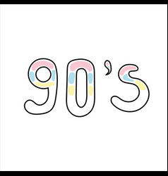 Hand Drawn 90s Retro