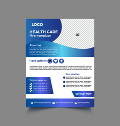 Health Care Flyer Template Design