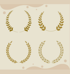 Laurel Wreaths Four Icons