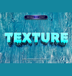 Texture Editable Text Effect