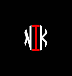 Webnik Letter Logo Abstract Creative Design Nik