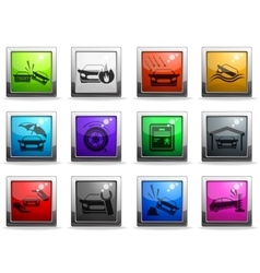 Car Insurance Icons Set