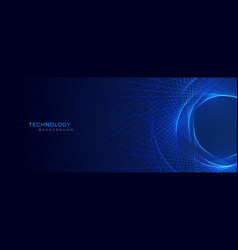 Abstract Blue Lines Technology Background