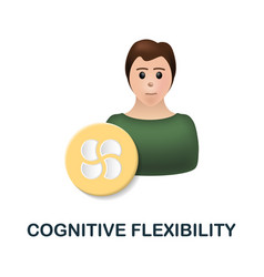 Cognitive Flexibility Icon 3d From