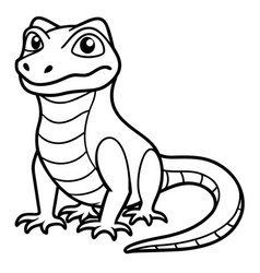 Draco Lizard Sits Icon