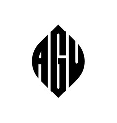 Agv Circle Letter Logo Design With Circle