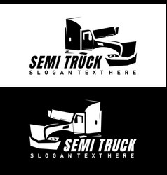 Semi Truck Logo Design