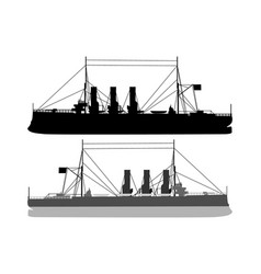 Silhouette Of A Ship