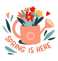 Spring Is Here Flat Badge High Quality