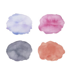 Watercolor Circles For Design Spots