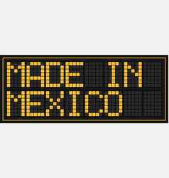 Made In Mexico Graphic And Label