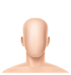 3d Realistic Faceless Human Model