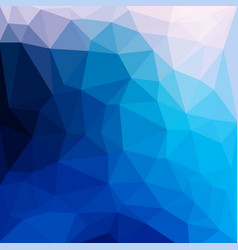 Abstract blue triangle polygon pattern luxury Vector Image