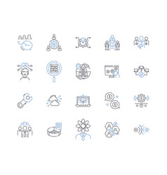 Product Development Line Icons Collection