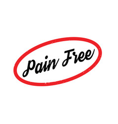 Pain Free Rubber Stamp