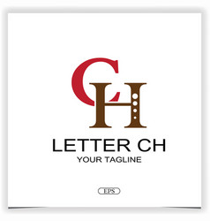 Premium Quailty Initial Letter Ch H And C