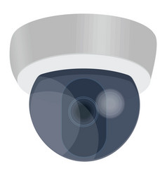 Surveillance Camera On A White Background