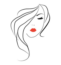 Face Of Pretty Woman Silhouette